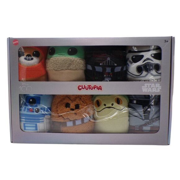 Disney Star Wars 100th Anniversary 2023 Cuutopia Plush Set-8 5" Grogu Yoda - Picture 5 of 5